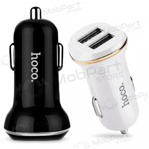 Carregador de carro HOCO Z1 Dual USB (5V 2.1A) (preto)