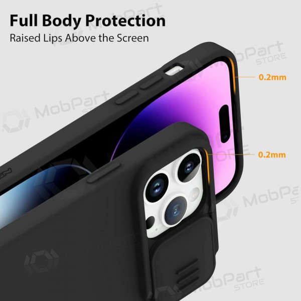 Apple iPhone 14 Plus capa „Nillkin Silicone“ (preto)