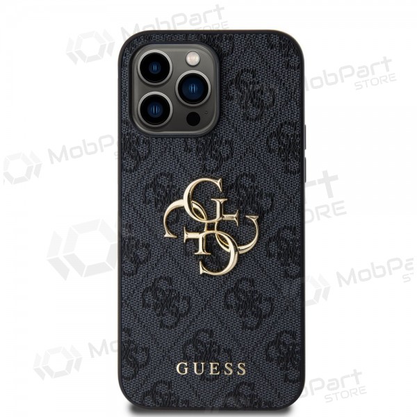 Capa para Apple iPhone 14 Pro Max - Guess PU 4G Metal Logo (cinzento)