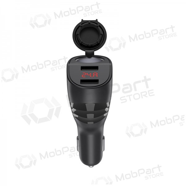 Carregador automobilinis Hoco Z34 x 2 USB (3.1A) (preto)