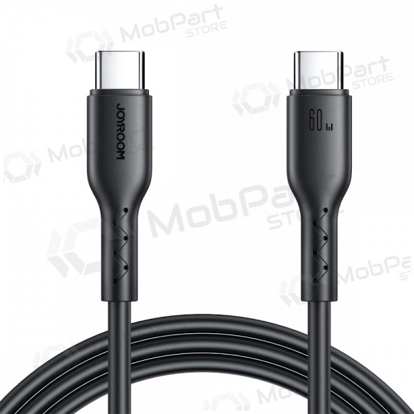 USB cabo Joyroom SA26-CC3 USB-C to USB-C 60W 1.0m preto