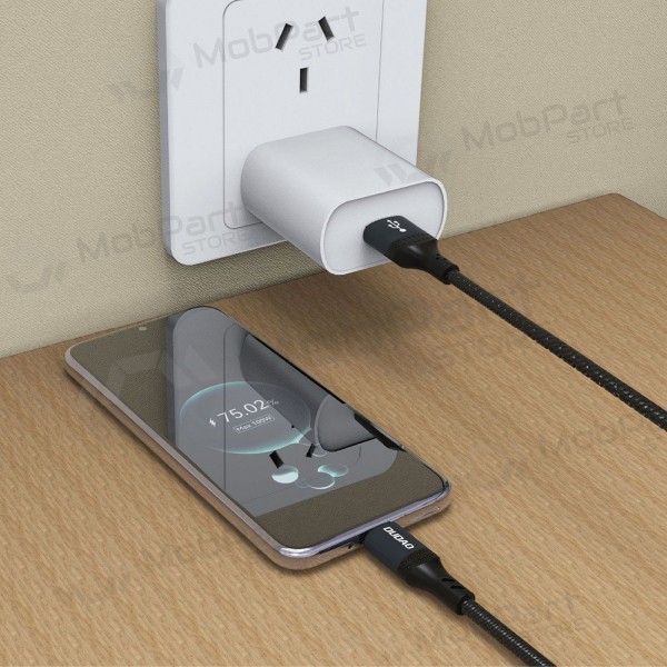 Cabo USB-C Dudao L3ST USB-A para USB-C 3 m 5A preto