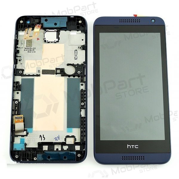 HTC Desire 610 ecrã (azul) (com moldura) (service pack) (original)