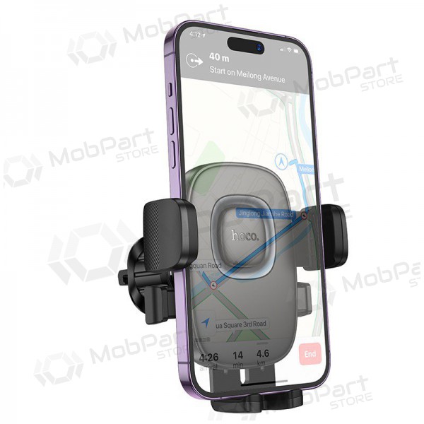 Suporte de telefone para carro Hoco H75 (saída de ar) preto
