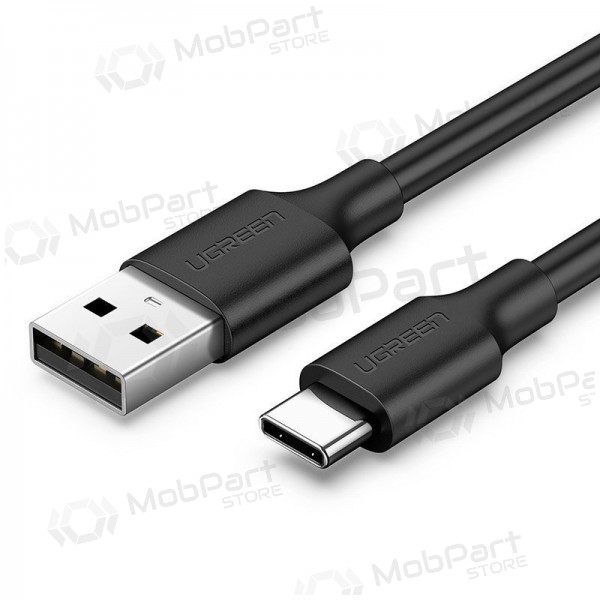 USB cabo Ugreen US287 USB to USB-C 3A 1.0m preto