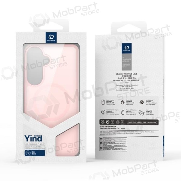 Capa Samsung Galaxy S26+ - Dux Ducis Yind MagSafe (rosa)