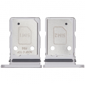 Suporte de cartão SIM Samsung Galaxy A37 5G (branco) (original)