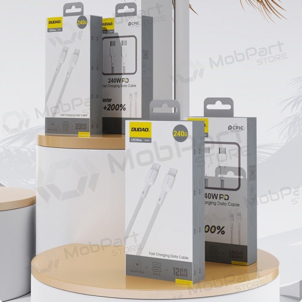 Cabo USB-C Dudao L9CMax USB-C para USB-C 2 m 240 W preto