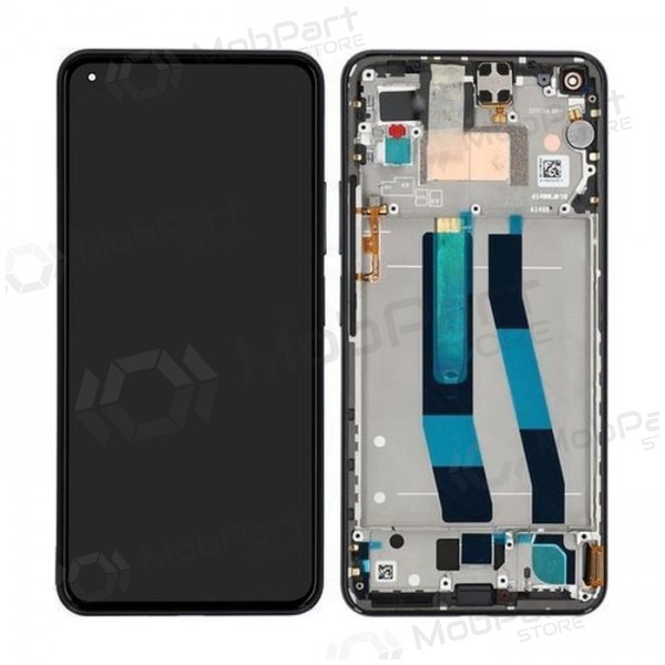 Xiaomi Mi 11 Lite 4G / Mi 11 Lite 5G ecrã (preto) (com moldura) (service pack) (original)