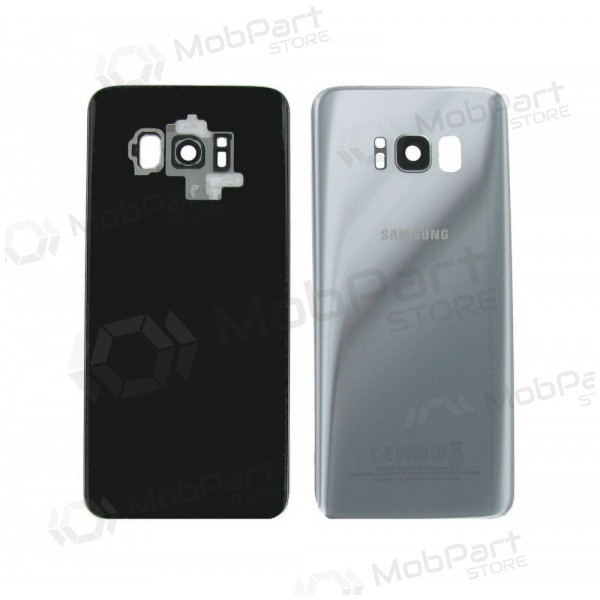 Samsung G955F Galaxy S8 Plus tampa traseira da bateria prata (Arctic Silver) (service pack) (original)