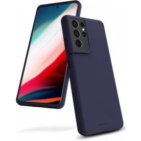 Capa Mercury Silicone Case Samsung A266 A26 5G azul escuro