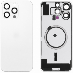 Capa traseira para Apple iPhone 16 Pro Max (branca) (Premium)