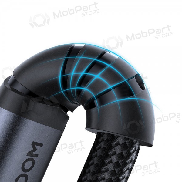 Audio cabo Joyroom SY-A07 USB-C to 3,5mm 1.2m preto