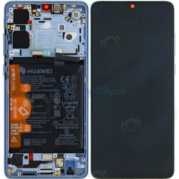 Huawei P30 (new version 2021) ecrã (Breathing Crystal) (com moldura e bateria) (service pack) (original)