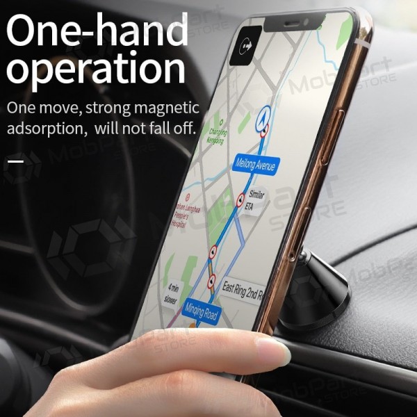 Suporte para telefone de carro HOCO CA46 (dashboard mounting, magnetic fixing, black)