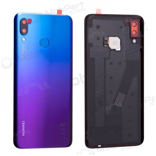 Huawei Nova 3 tampa traseira da bateria roxo (Iris Purple) (usado grade C, original)