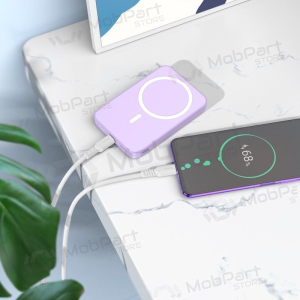Bateria externa Power Bank Hoco J109 PD20W Magnética 5000mAh branca