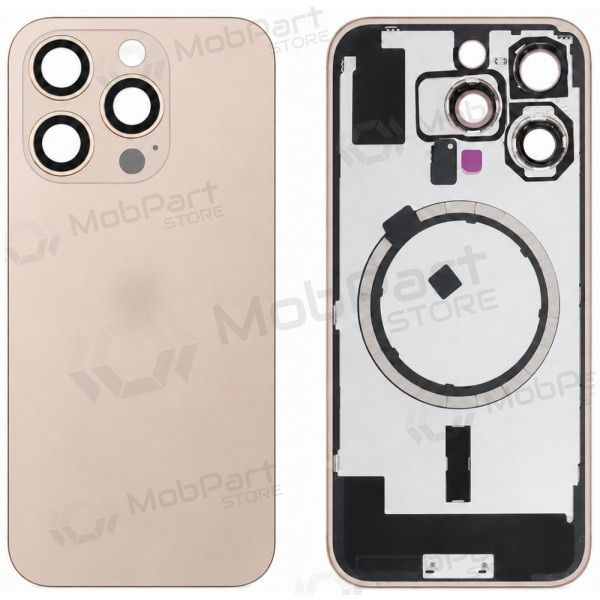 Capa traseira para Apple iPhone 16 Pro (dourada) (Premium)