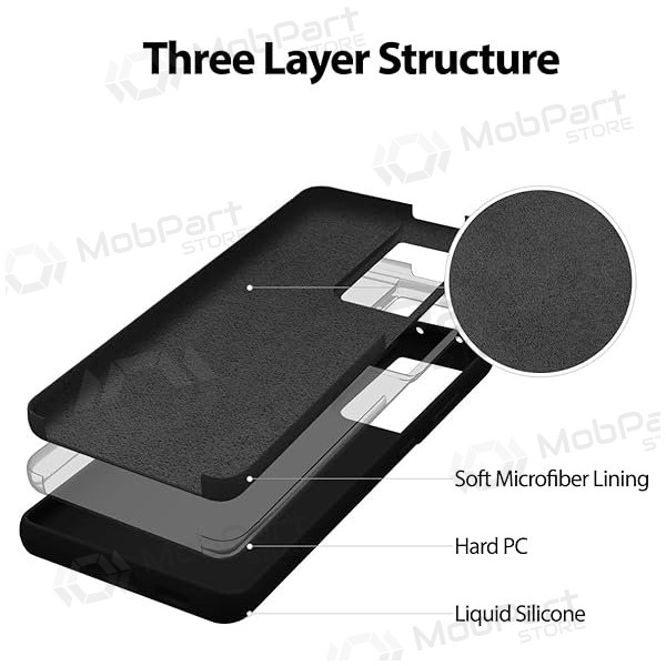 Capa Mercury Silicone Case Samsung A266 A26 5G preto