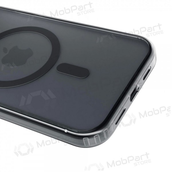 Capa para Apple iPhone 17 Pro Max, 18 Pro Max - 3mk Frosty MagCase (preto)
