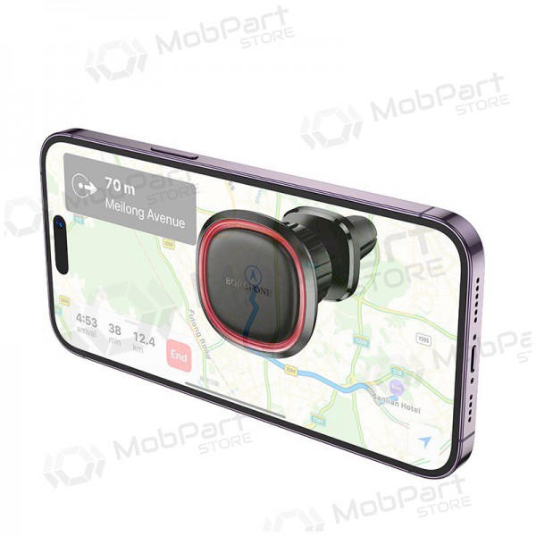 Suporte para telefone de carro Borofone BH124 (air vent) preto