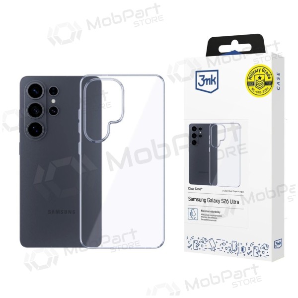 Capa para Samsung Galaxy S26 Ultra "3mk Clear Case" (transparente)