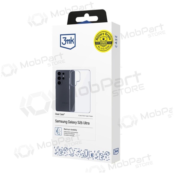 Capa para Samsung Galaxy S26 Ultra "3mk Clear Case" (transparente)