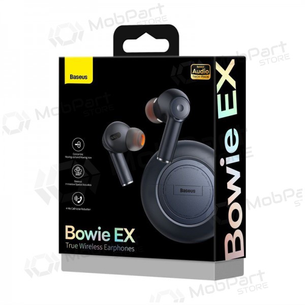 Sem fio mãos livres Baseus Bowie EX NGTW170001 (preto)