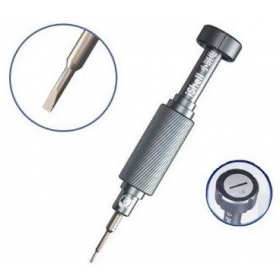 A chave de fenda plana (-) 1.0mm Mechanic iShell Mortar Mini