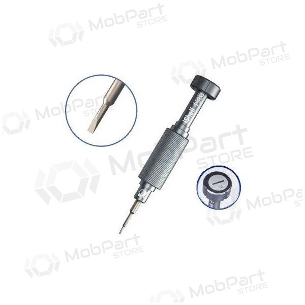 A chave de fenda plana (-) 1.0mm Mechanic iShell Mortar Mini