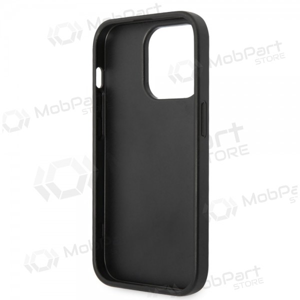 Capa para Apple iPhone 14 Pro -Guess PU 4G Metal Logo- (cinzento)