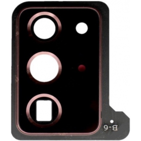 Samsung N985 / N986 Galaxy Note 20 Ultra lente vidro da câmera (bronzinis) (com moldura)