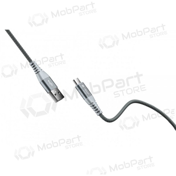 Cabo USB Devia Shark Tipo-C 1.5m 5A (branco)
