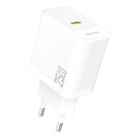 Carregador de telefone Dudao A27 25 W GaN USB-C branco