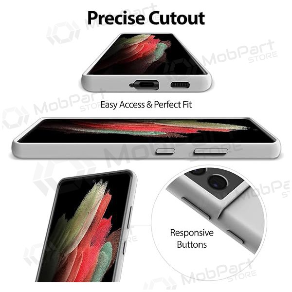 Capa Samsung Galaxy S24 FE Mercury - Silicone Case (cor de pedra)