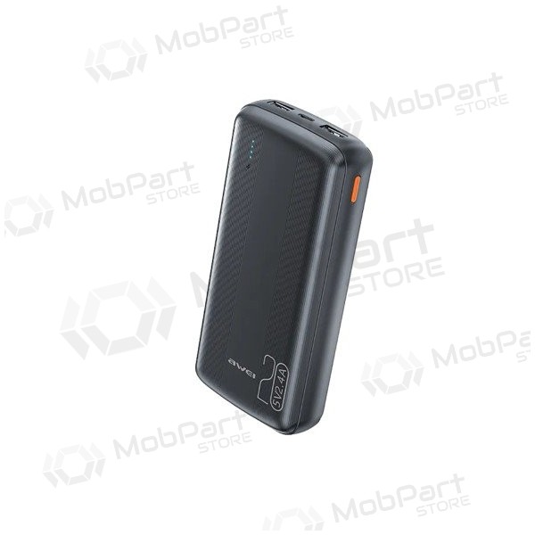 Bateria externa Power Bank Awei P19K 5V/2.4A 20000mAh preto
