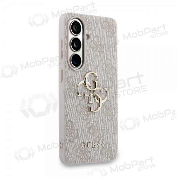 Capa Samsung Galaxy S26 - Guess PU 4G Metal Logo (rosa)