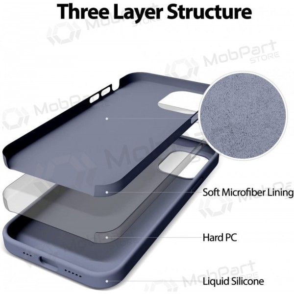 Capa para Samsung Galaxy A37 Mercury -Pure Magsafe Silicon Case- (cinzento lavanda)