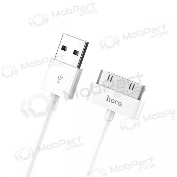 USB cabo HOCO X1 iPhone 30-pin 1.0m (branco)