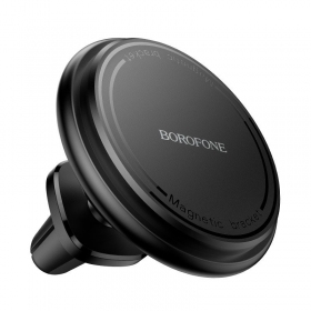 Suporte de telefone automóvel Borofone BH135 para grelhas de ventilação.