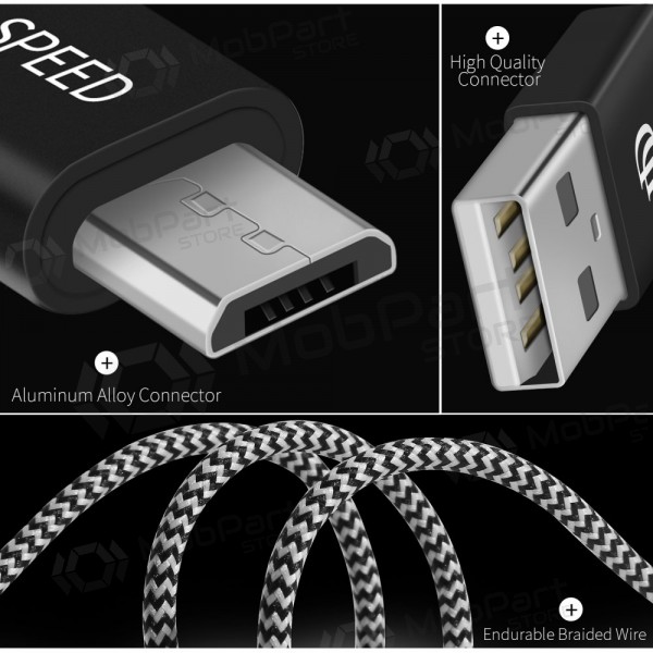 Cabo USB Dux Ducis K-ONE microUSB FastCharging 1.0m
