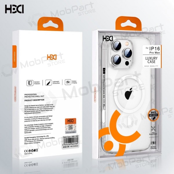 Capa para Apple iPhone 16 - HDD Clear MagSafe Case (transparente)