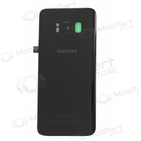 Samsung G950F Galaxy S8 tampa traseira da bateria preto (Midnight black) (usado grade B, original) Samsung G950F Galaxy S8 tampa traseira da bateria preto (Midnight black) (usado grade B, original)