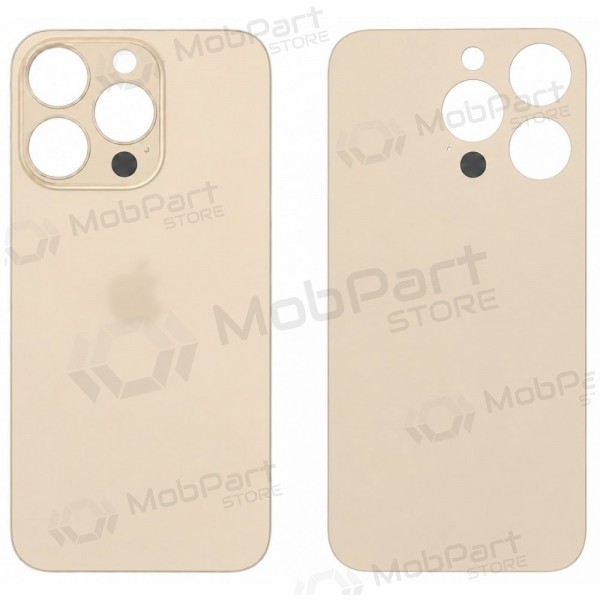 Capa traseira para Apple iPhone 14 Pro Max (dourada) (Premium)
