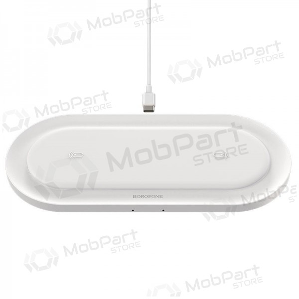Carregador sem fio Borofone BQ7 Prominent Dual (10W) (branco)