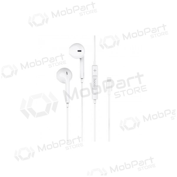 Mãos livres Hoco L7 Plus Lightning (branco)