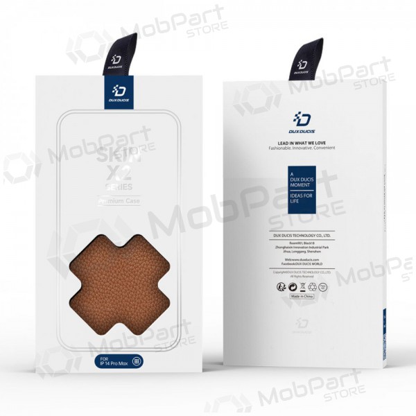 Capa para Xiaomi Redmi Note 12 Pro 5G / Poco X5 Pro 5G - Dux Ducis Skin X2 (castanho)