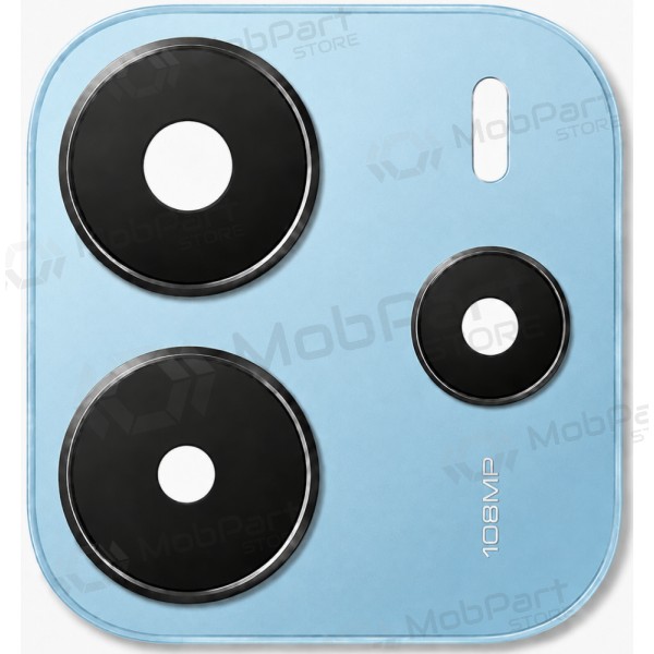 Vidro da câmera Xiaomi Redmi Note 14 4G com moldura (azul)
