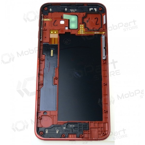 Samsung J610 Galaxy J6+ 2018 tampa traseira da bateria (vermelho)