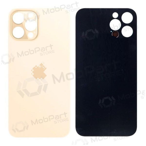 Apple iPhone 12 Pro Max tampa traseira da bateria (dourado) (bigger hole for camera)
